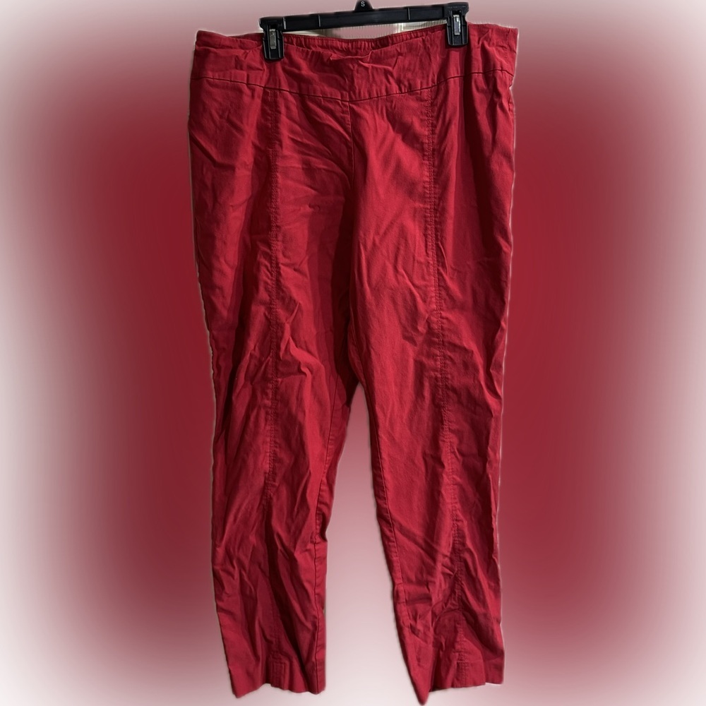 New Directions Women’s Vibrant Red Chinos